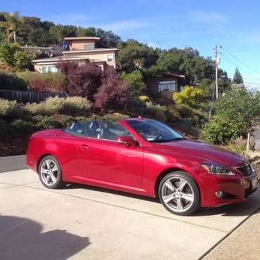 2012 Lexus Convertible ISC 350 Red Low Mileage for sale in Emerald Hills, CA
