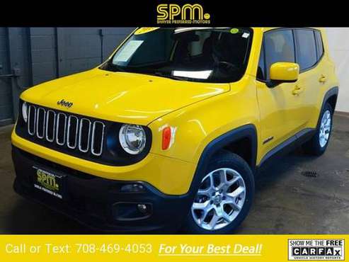 2015 Jeep Renegade Latitude suv YELLOW for sale in Merrillville , IN