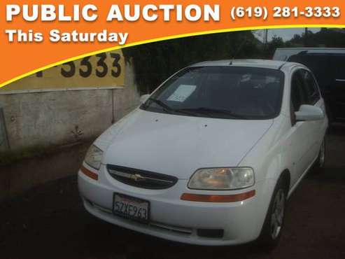 2007 Chevrolet Chevy Aveo Public Auction Opening Bid - cars & trucks... for sale in Mission Valley, CA