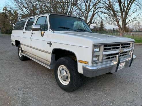 1988 Chevrolet Suburban 4X4 for sale in Stockton, CA