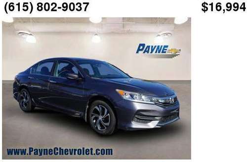 2016 Honda Accord LX - - by dealer - vehicle for sale in Springfield, TN