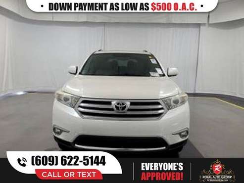 2013 Toyota Highlander Limited PRICED TO SELL! - - by for sale in Burlington, NJ
