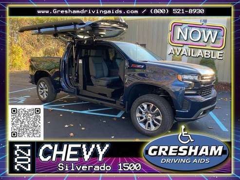 Wheelchair/Handicap Accessible 2021 Chevrolet Silverado 1500 for sale in Wixom, MI