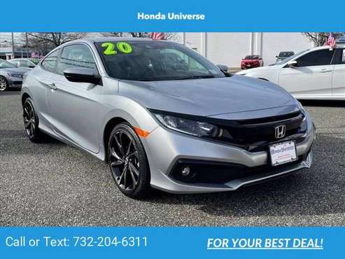 2020 Honda Civic Coupe Sport coupe Silver - - by for sale in Lakewood, NJ