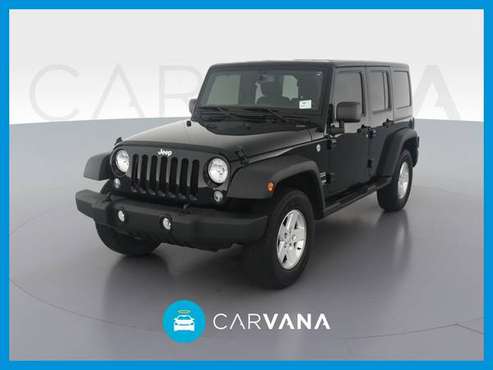 2018 Jeep Wrangler Unlimited Sport S (JK) Sport Utility 4D suv Black for sale in Chesapeake , VA