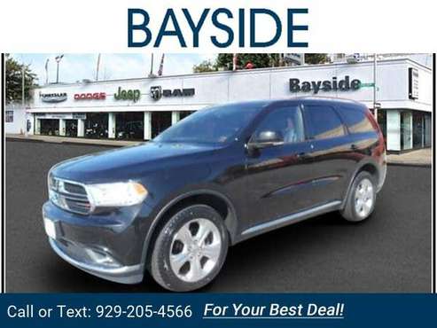 2015 Dodge Durango Limited suv Brilliant Black Crystal Pearlcoat for sale in Bayside, NY