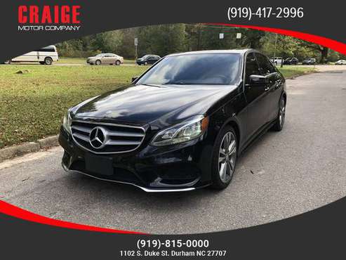 2014 Mercedes-Benz E-Class - cars & trucks - by dealer - vehicle... for sale in Durham, NC