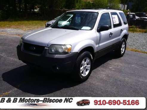 2006 Ford Escape, XLT, Sport Utility 4 Door, 3 0 DOHC V-6 EFI Gas for sale in Biscoe, NC