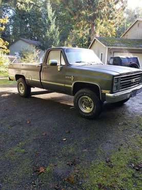 87 chevy 4x4 - cars & trucks - by owner - vehicle automotive sale for sale in Deer Island, OR