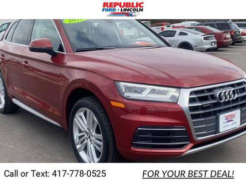 2018 Audi Q5 2 0T suv Red - - by dealer - vehicle for sale in Republic, MO