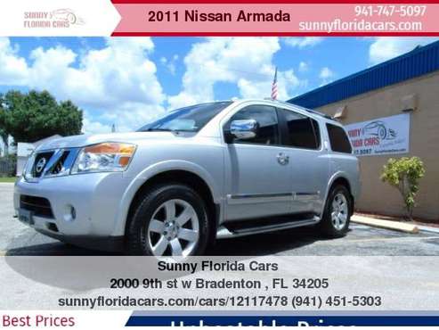 2011 Nissan Armada 2WD 4dr SL - We Finance Everybody!!! for sale in Bradenton, FL