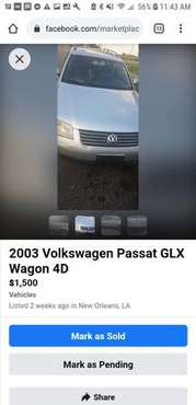 2003 VW Passat wagon GLX silver for sale in New Orleans, LA