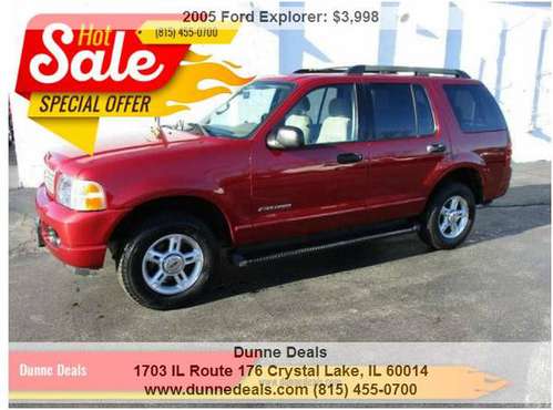 2005 Ford Explorer 4dr XLT 4WD On Sale! We Finance! for sale in Crystal Lake, IL