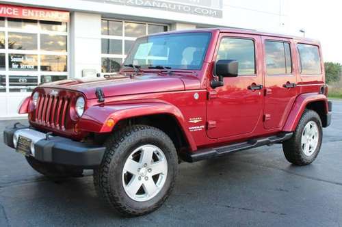 2012 Jeep Wrangler Unlimited SAHARA W/HARD TOP HEATED - cars & for sale in milwaukee, WI