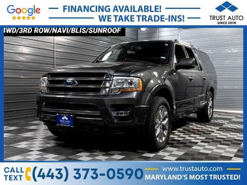 2016 Ford Expedition EL Limited8-Passenger Luxury SUV - cars & for sale in Sykesville, MD