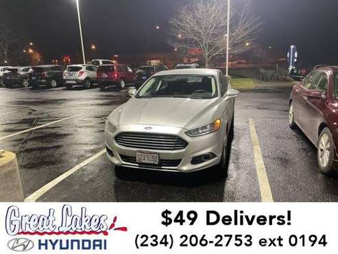 2016 Ford Fusion sedan SE - - by dealer - vehicle for sale in Streetsboro, OH