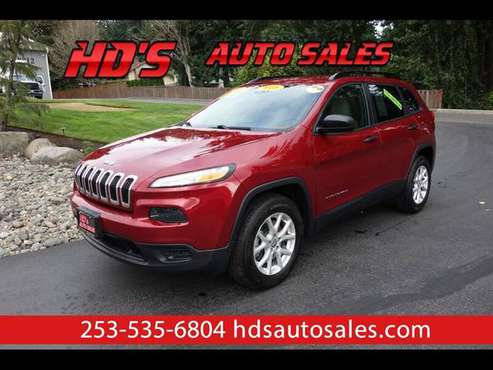 2016 Jeep Cherokee Sport 4WD ONLY 21K MILES!!! for sale in PUYALLUP, WA