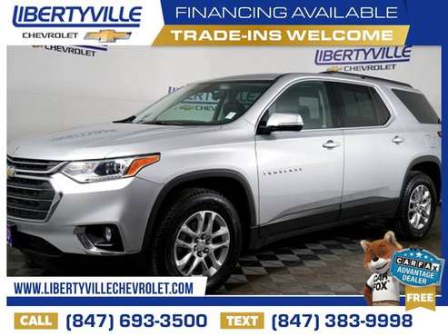774/mo - 2019 Chevrolet Traverse LT Leather AWD for sale in Libertyville, IL