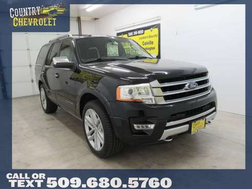 2016 Ford Expedition Platinum CLEAN CARFAX, LOADED - cars & for sale in COLVILLE, WA