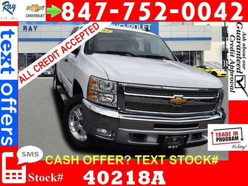 2013 Chevrolet Silverado 1500 LT Pickup OCT. 22nd SPECIAL Bad Credit... for sale in Fox_Lake, WI
