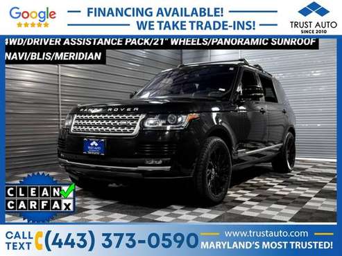 2016 Land Rover Range Rover 50L V8 Supercharged LWBLuxury SUV - cars for sale in Sykesville, MD