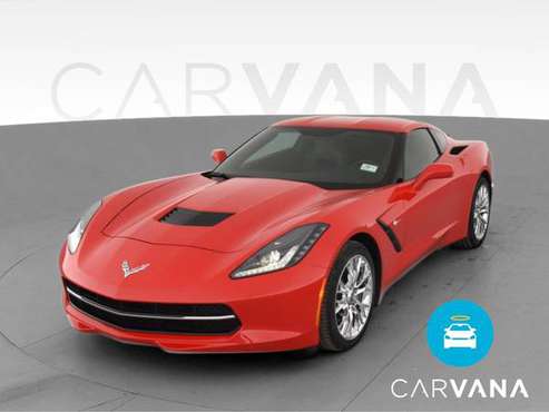 2014 Chevy Chevrolet Corvette Stingray Coupe 2D coupe Red - FINANCE... for sale in Manhattan, KS