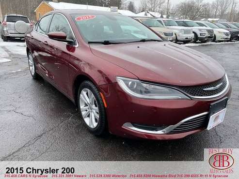 2015 CHRYSLER 200 SEDAN EVERYONE APPROVED! LOW PAYMENTS - cars & for sale in NEWARK, NY
