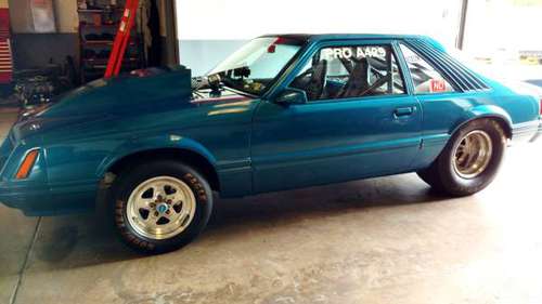 MUSTANG FOX BODY TURN KEY RACE CAR/SHOW/PRO STREET "REDUCED" for sale in Wilkes Barre, WV