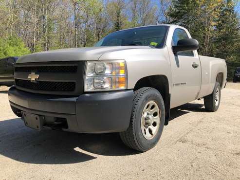 2007 Chevy Silverado Regular Cab, Full 8Ft Long Bed, V8 4x4, Solid!!... for sale in New Gloucester, NH