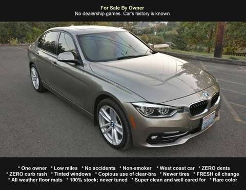 2016 BMW 328i xDrive - 1 owner, low miles, non-smoker, no accidents for sale in Deer Island, OR