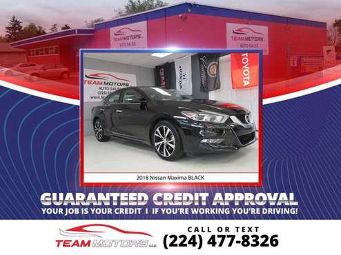 2018 Nissan Maxima for $453/mo $500 Down Drives for sale in Dundee, IL