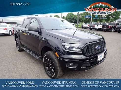2019 Ford Ranger XLT XLT SuperCrew 5 1 ft SB 4x4 4WD Truck Crew cab for sale in Vancouver, OR