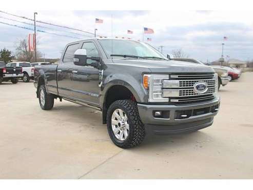 2017 Ford F250 F250 F 250 F-250 Platinum (Magnetic Metallic) - cars for sale in Chandler, OK
