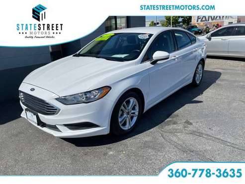 2018 Ford Fusion SE 3FA6P0H7XJR236766 - - by dealer for sale in Bellingham, WA