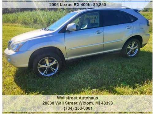 2006 Lexus RX 400h Base AWD 4dr SUV - - by dealer for sale in Wixom, MI