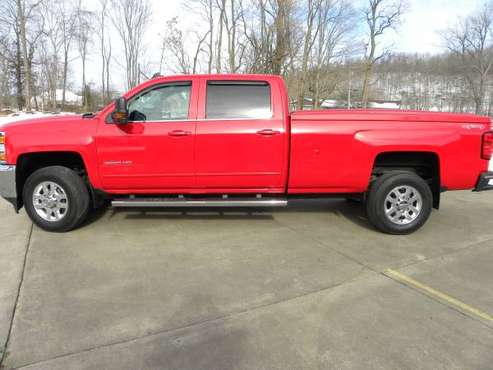 2015 Chevrolet Chevy Silverado 2500HD 4WD Red 30K Miles LT Crew Cab for sale in Blacklick, OH