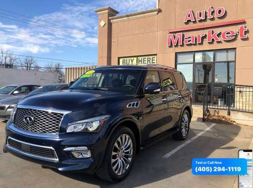 2015 Infiniti QX80 Base 4dr SUV 0 Down WAC/Your Trade - cars & for sale in Oklahoma City, OK