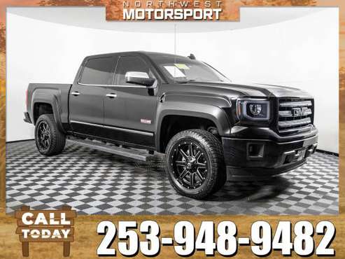 Lifted 2015 *GMC Sierra* 1500 SLT 4x4 for sale in PUYALLUP, WA