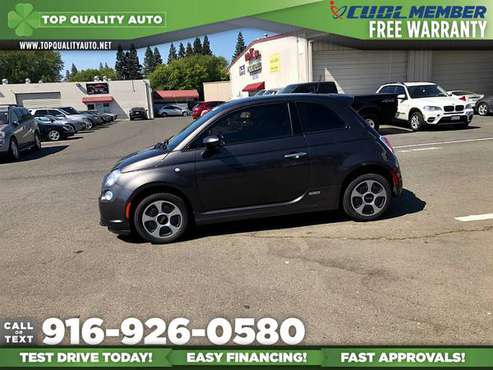 2017 Fiat 500e Hatchback for only $8,999 - cars & trucks - by dealer... for sale in Rancho Cordova, CA