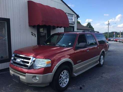 2007 Ford Expedition EL Eddie Bauer 4x4 **3rd Row & DVD** - cars &... for sale in Thomasville, NC