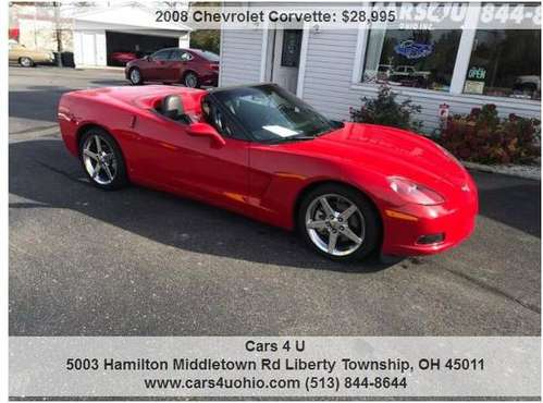 2008 Chevy Corvette Convertible - - by dealer for sale in Hamilton, OH