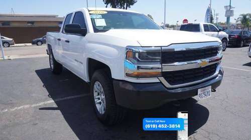 2016 Chevrolet Chevy Silverado 1500 Work Truck 4x4 4dr Double Cab for sale in San Diego, CA