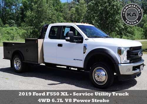 2019 Ford F550 XL - Service Utility Truck - 4WD 6 7L V8 (C97825) for sale in Dassel, MN