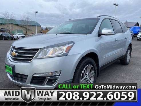 2016 Chevrolet Chevy Traverse LT - SERVING THE NORTHWEST FOR OVER 20 for sale in Post Falls, MT