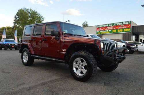 2010 Jeep Wrangler Unlimited Sahara 4x4 4dr SUV BAD CREDIT for sale in Sacramento , CA