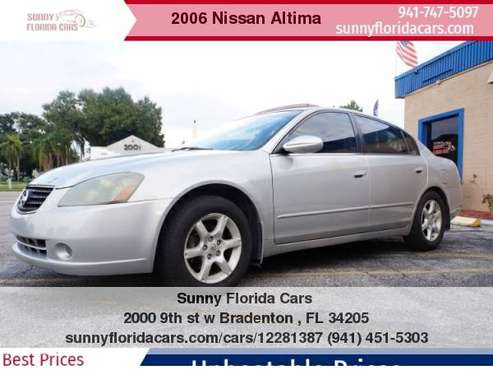 2006 Nissan Altima 4dr Sdn I4 Auto 2.5 S - We Finance Everybody!!! for sale in Bradenton, FL