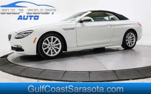 2017 BMW 6 SERIES 640i LEATHER CONVERTIBLE SERVICED LOADED - cars &... for sale in Sarasota, FL