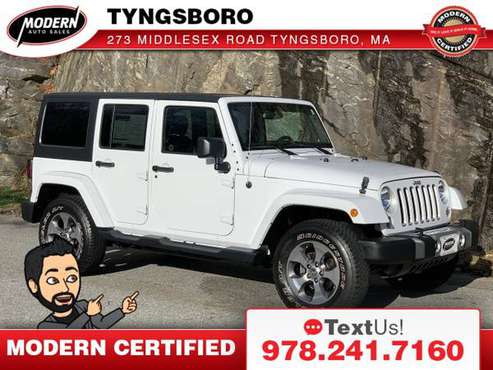 2017 Jeep Wrangler Unlimited Unlimited Sahara - cars & trucks - by... for sale in Tyngsboro, MA