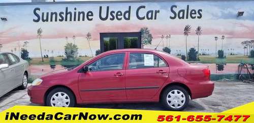 2003 Toyota Corolla Only $799 Down** $65/wk for sale in West Palm Beach, FL