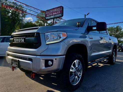 2017 Toyota Tundra Platinum 4X4 (over 10k for sale in MN